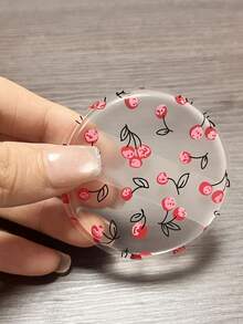 透明矽膠粉撲，不吸粉，乾濕兩用，水滴圓形果凍氣墊粉撲，快速上妝，平滑不結塊，可水洗化妝工具 - 彩色 - 查看 9