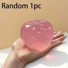 Slow Rebound Transparent Apple Squeeze Toy, Fresh Green Tea Scented Soft Fruit Stress Relief Toy, Smooth Touch Sensory Squeeze For Adults, Mini Portable Relaxation Toy, Suitable For Study, Work And Indoor Daily Leisure - Multicolor - View 8