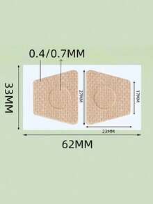 2/10/50/100pcs/Set Tea Tree Oil Nail Stickers, Invisible Wearable With Shoes, Thin & Breathable, Daily Care, Skin-Friendly Formula, Long-Lasting Adhesion, Focused On Foot Health, Perfect Assistant For Foot Care - Multicolor - View 7