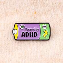 5pcs/1set Lapel Glass Enamel Badge And Brooch | Cool Decorative Badge, Suitable For Backpacks And Bags, Silicone Backing, Zinc Alloy Material - Multicolor - View 4