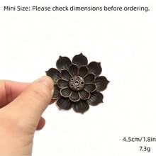 Copper Incense Burner, Incense Holder, Suitable For Incense Cones, Sticks, Coils, For Meditation, Yoga, Indoor & Outdoor Use - Incense Burner - View 11