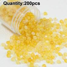 200顆 5mm 壓克力磨砂米珠 混色 DIY 手作珠飾 手鍊項鍊吊墜配件 半成品材料 - 200pcs5mm磨砂米珠 - 查看 11