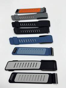 5.0 矽膠運動手錶錶帶，舒適耐用 U 型替換腕帶，適用於 5.0 Life ECG 手錶 - 彩色 - 查看 13