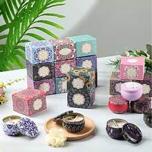 1/6/12pcs Scented Candle Gift Set, Soy Wax Jar Candles, Aromatic Candles Creating Romantic Atmosphere, Suitable For Wedding, Festival Or Thank You Gifts, Perfect Decoration Accent For Home And Bedroom Space, Wedding Decor, Ramadan Gift - Multicolor - View 11