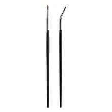 2 cây cọ kẻ mắt gel chính xác, lông sợi tổng hợp, dụng cụ trang điểm mắt siêu mỏng vát góc - Nhiều màu - Xem 7