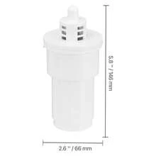 Repuestos de Filtro de Agua de 5 Etapas para Jarras y Dispensadores, sin BPA, Dura 3 Meses o 150 L, Reduce la Cal, el Plomo y Cloro, para Jarra con Filtro de Agua 6216, 66 x 146 mm, 3 uds - Ver 10