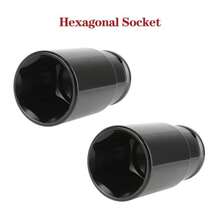 10pcs Deep Impact Socket Set Long Hex Socket Tool Kit Auto Repair Wrench Socket With Storage Case - A - View 5