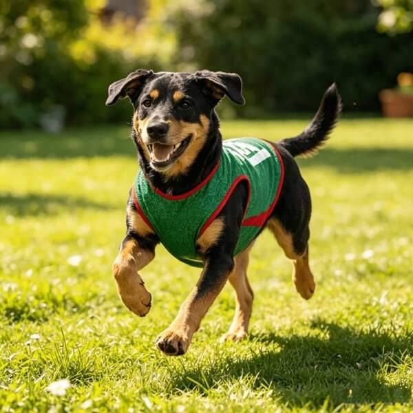 Team Pet Soccer Jersey Summer Thin Style - Breathable Dog Vest/Small To Medium Dogs Teddy Pomeranian Bichon Casual Sporty Style/Cat Versatile Print Short Sleeve T-Shirt Home & Outdoor Cute Pet Apparel