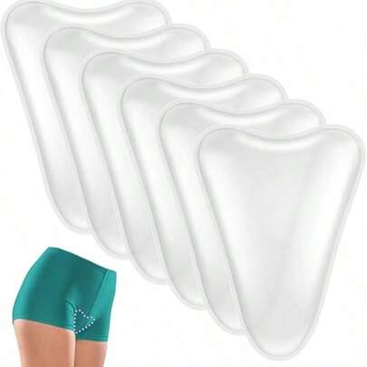 4/2/1pc Women's Intimate Area Pads, Reusable Smooth Liners For Leggings, Swimwear And Yoga Pants, Seamless Panty Liners And Underwear Protection Set