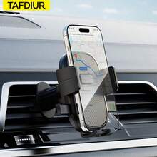TAFDIUR Dudukan Ponsel Mobil, Dudukan Ponsel Tipe Tekan Ventilasi Udara, Buka/Tutup Sekali Klik, Pengoperasian Satu Tangan, Braket Navigasi, Kait Silikon Lebar, Dudukan Ponsel Mobil Universal - Beraneka warna - View 7