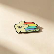 PLEASE SLOW DOWN Enamel Pin Fashion Decorative Badge Ornaments Lapel Bag Badges Gifts - Multicolor - View 6