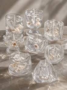 100g/500g/1000g Natürliches transparentes Gelee-Wachs Rohmaterial, 100% reines Wachs, geeignet für Kerzenherstellung, handgemachte Kerzenherstellung, handgemachte Aromatherapie-Kerzenbecherherstellung, Innendekoration, Geburtstags-/Abschlussgeschenkherstellung - A - Übersicht 6