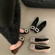 Women Flats - Black - View 6