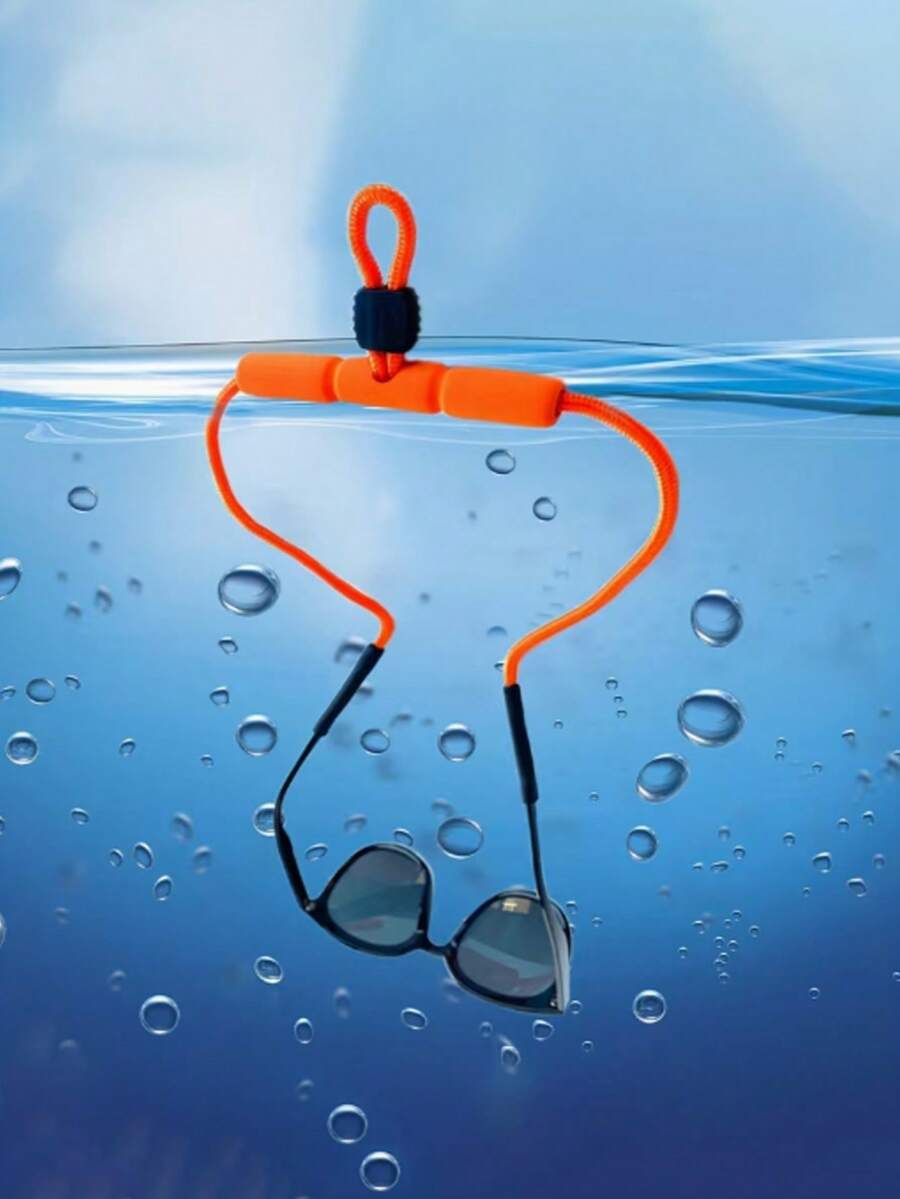 Water Sports Anti-Loss Eyewear Strap, Unisex Glasses Holder & Lanyard, Anti Lost Cord, Adjustable Fashion Glasses Chain For Swimming, Beach, Snorkeling, Floating, Rowing, Kayaking, Fishing, Paddleboarding, Beach, Lake Or Pool Activities & Sports - Multicolor - View 1
