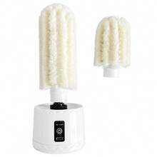 FollowBreak Electric Cup Cleaning Brush, Equipped With 2 Types Of Brush Heads, One-Touch Start, Rechargeable Design, Suitable For Various Sizes Of Glass Cups, Ceramic Cups, Metal Cups Kitchen Cleaning Tool - Handheld Scrubber - View 8