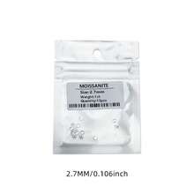 莫桑鑽小鑽碎石微鑲裝飾石 D色 VVS1淨度 - 白色 - 查看 30