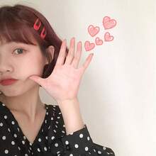 15pcs Candy Color BB Hair Clips, Colorful Girly Style Hair Clips, Ins Viral Hair Clips For Adults, Bangs Clips, Straight Hair Clips, Hair Accessories - Hair Clip - View 5