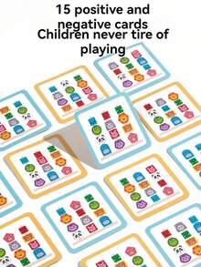 1 Set Multi-Functional Wooden Educational Building Blocks Box With Animal Expressions, Stacking, Magnetic Fishing, Carrot Pulling, Shape Recognition And Matching, Montessori Fine Motor Skills Early Education Teaching Aids - Multicolor - View 6