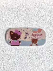 SANRIO 2026 新款卡通 Hello Kitty 可愛貓咪背膠化妝鏡手機支架鏡 可折疊 橫向/縱向雙用鏡 輕巧便攜 女生必備 - 彩色 - 查看 7