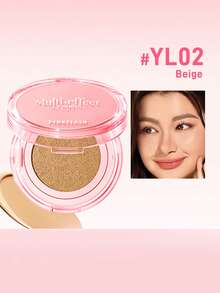 PINKFLASH Cushion Foundation, Menyamarkan Pori-Pori, Tahan Air, Mengontrol Minyak, Daya Tutup Tinggi, Cocok untuk Semua Jenis Kulit, Sempurna untuk Riasan Sehari-hari, Tampilan Pesta dan Gaya Y2K, Hadiah Ideal untuk Hari Valentine dan Tahun Baru - #YL02 - View 2