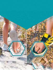 Adjustable Toe Separator - Finger Splint, Reusable Polyester Fracture Bandage, For Hammer Toe, Crooked Toe, And Overlapping Toe, Tie-On Design, Hand Wash, Comfortable Polyester Toe Protector - 多色 - 查看 2
