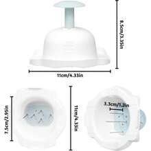 Protector de Dedos Anti-Corte para Cocina, Funda Protectora de PP de Grado Alimenticio, 1 Pieza, Protector de Manos para Cortador de Vegetales, Funda Protectora de  para Cocina - Rosa - Ver 4