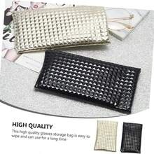 Stylish PU Fashion Glasses Pouch – Self-Closing Eyewear Bag – Portable PU Leather Case - Multicolor - View 6