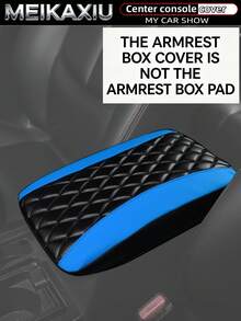 MEIKAXIU PU Leather 3D Embroidered Car Armrest Box Cover 32x19CM Size Dedicated Armrest Box Protector Car Interior Accessories For Women - PU Leather Quilting - View 7