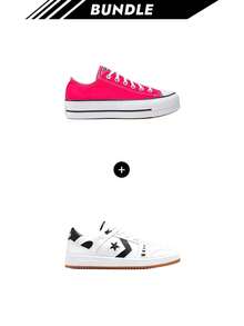 Converse [Bundle] Chuck Taylor All Star A11539C - Sneakers + Chuck Taylor All Star CONS AS-1 Pro Women's Sneakers White A07318C - Pink+White - View 1