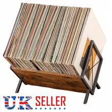 Vinyl LP Music Record Storage Rack Box Cube Cabinet Case Unit Display 80 Lps - UK-l421601 - View 5