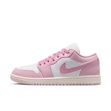 Nike Air Jordan 1 Low AJ1 Retro Sneakers CUPSOLE, The Maillard Colorway I Fell In Love With At First Sight. - White Pink - View 5