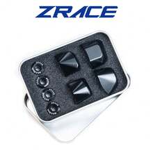 Tornillos y tuercas para plato de bicicleta ZRACE, compatibles con bielas FC-R7000/R8000/R9100, CNC 7075 negro - Negro - Ver 13