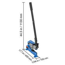Cizalla Manual para Chapa Metálica de 270 mm Cortadora de Chapa de Sobremesa Herramienta de Corte para Procesar Chapas de Metal Duro para Constructores y Aficionados Al Bricolaje - 1/4" - Ver 10