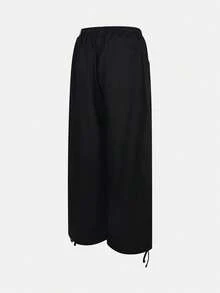 Nike 女款 AS W NK STREET UTLY WVN OS PA 運動梭織長褲 IM8410-010 - 黑色 - 查看 2