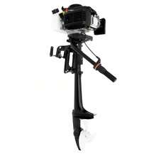 Four-Stroke 4-Horsepower Air-Cooled Gasoline Outboard Engine With Short Shaft - Black - View 5