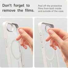 奢華糖果無線充電手機殼，適用於 iPhone 17 Pro Max 16 15 14 13 12 11 Mini 15 Plus 16 Pro 17 E，磁吸保護殼 - 暗紫色 - 查看 10