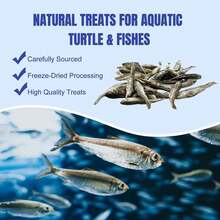 Amzey 2.3 Oz Dried River Fish - Natural Food For Turtles, Terrapins, Reptiles And Large Tropical Fish - ColorB - View 3