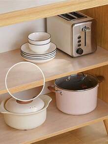 EVA Waterproof & Moisture-Proof Cabinet Liner, Drawer Mat, Transparent Non-Stick Drawer Liner, Easy To Cut & Clean, Waterproof, Oil-Proof, Moisture-Proof, Dust-Proof, Suitable For Shelves, Refrigerator, Desktop, Cabinet And Storage Rack - Multicolor - View 3