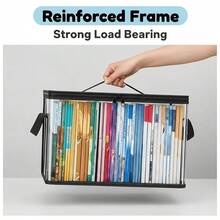 3pcs Heavy Duty Transparent Storage Boxes With Flip Lid - Large Rectangular Storage Bins, Stackable Design To Save Space, Suitable For Books, Clothes, Office, Home, Travel - Durable Plastic Storage Containers For Home Organization, Storage Boxes - Multicolor - View 3