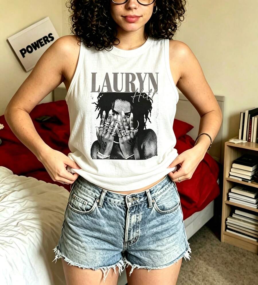 Women's Cute Print Tank Top, Casual Sleeveless Tops, Western Outfits For Women, Going Out Tops, Vintage Style Summer Tops - 白色 - 查看 1