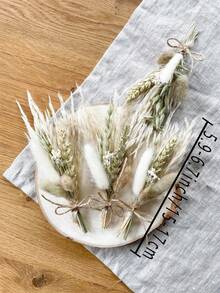 1/2/6/12pcs Artificial Flowers, Bohemian Style Small Artificial Bouquet | Mini Bottle Floral Arrangement | Desktop Decoration | Mailbox Gift - White Green 11 - View 5