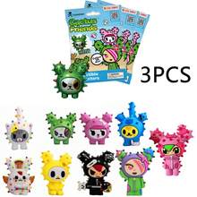 TOKIDOKI 1/3 Cactus Friends 正版授權盲袋玩具 隨機 1 款動漫角色迷你收藏人偶，居家裝飾桌面雕像驚喜禮盒，包含 Dreamer Cactus Dog、Bruttino、Poipettina、Sandy Cactus Rock、Truffle、Sabochan、Carina，適合收藏家與粉絲 - 彩色 - 查看 8