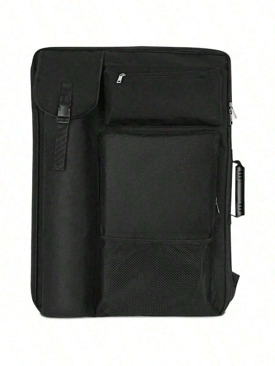 Art Portfolio 18 X 24, Art Portfolio With Backpack Tote Bag Artwork, Medium Artist SizeBlack - Black - View 1