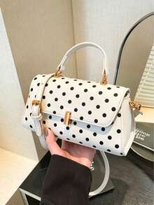 Vintage Premium Handheld Small Square Bag For Women, New Niche Design, Versatile Commuter Shoulder Crossbody Bag - Beige - View 6