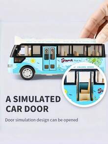 Bus Shape With Sound And Light Abs School Bus Model For Educational Play Realistic Simulation Easy To Toy Cars,Kids Toys,Cars,Toys For Boy,Toy Bus,Bus - Multicolor - View 7