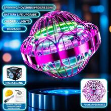 1pc Rotating Flying Disc Smart Hover Ball, High-Tech Flying Toy With LED Lights And Smart Bounce, Holiday Gift For Boys - Flying Ball - View 14