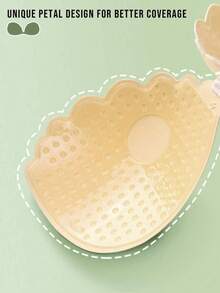 1pc Women's Lace Invisible Bra With Transparent Straps, Suitable For Wedding Dress And Evening Gown - Multicolor - View 6