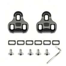 2pcs/Mountain Bike/Road Bike Universal Anti-Slip Pedal Lock Plate - Pedal Lock - Pedal Cleats, Self-Locking Pedals, Adjustable 0/4.5/9 Degree Float, Lightweight Locking Plate For Cycling, Bicycle Pedal Lock Parts, Cycling Equipment - Multicolor - View 9
