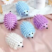 2pcs Reusable Hedgehog Laundry Balls, Cute Anti-Tangle Anti-Wrinkle Washing Machine Dryer Plastic Auxiliary Balls, Soft Fabric Care, Laundry Accessories, Fun Design, Durable Plastic, Textured Surface - Multicolor - View 9