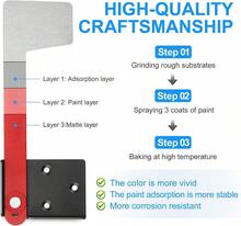 Ozland Professional Mailbox Flag, Galvanized Steel Mailbox Replacement Flag Kit, Upgrade Sinking-Fixed Design And Multiple Installation Methods, For Metal, Brick, Stone, Wood And All Other Surfaces - ColorA - View 3